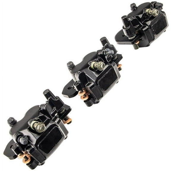 Fithood 3x Front and Rear Brake Calipers for CAN-AM ATV Outlander 450 2017-2019 705600862 705600861