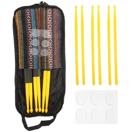 

1 set of Oxford Cloth Drumstick Bag Drumstick Storage Holder Drum Accessories Bag with Drum Sticks