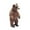 Brown, variant on ABPWLY Toys Realistic Plastic Brown Bear Model Toy Standing Grizzly Bear Cub Figure for Kids Educational Play Kids Games