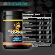 Gorilla Mode Pre-Workout, Blue Raspberry, 792 g