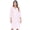 Flower Pink, variant on - Flannel Floral Long Sleeve Nightgowns for Women, Soft Lightweight Cotton & Lace Trim, Comfortable Lounging, Floral Pink X-Large