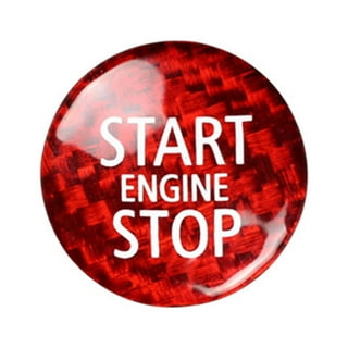 Engine Start Stop Button Sticker Carbon Fiber For Mini Cooper F54