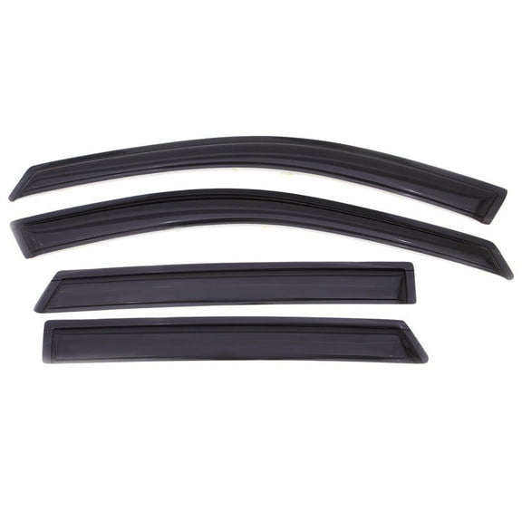 Auto Ventshade (AVS) by RealTruck Outside Mount Ventvisor / Window Deflectors Front & Rear Set 4 Pc. Set Compatible with 2013-2018 Hyundai Santa Fe