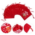thumbnail image 5 of Jiyike 12pcs Christmas Drawstring Candy Bags Empty Drawstring Bags Holiday Candy Wrapping and Storage Bags Small Candy Goodie Bags, 5 of 10