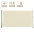 thumbnail image 2 of 120x63 In Retractable Side Awning Outdoor Water Repellent Screen Privacy Divider, 2 of 11