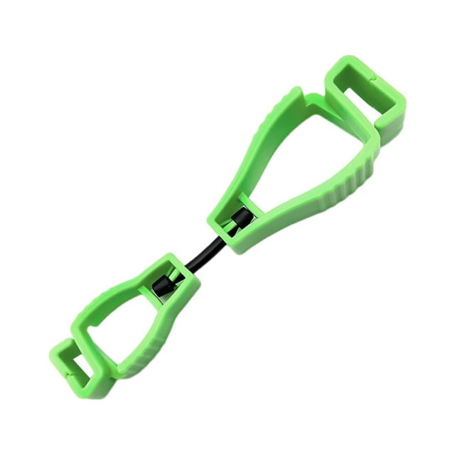 Eigraketly Glove Grabber Clip Multipropósito Anti-pérdida Clips Holder Guantes de plástico Guardián para trabajadores de trabajo Bomberos Artesanía Verde