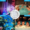 thumbnail image 4 of 2 Pack pool lights Above Ground Pool Light Led Submersible  IP68 Waterproof Inground Pool Light Underwater with Remote  10 Extra Bright LEDs  16 RGB Dynamic Color, 4 of 8