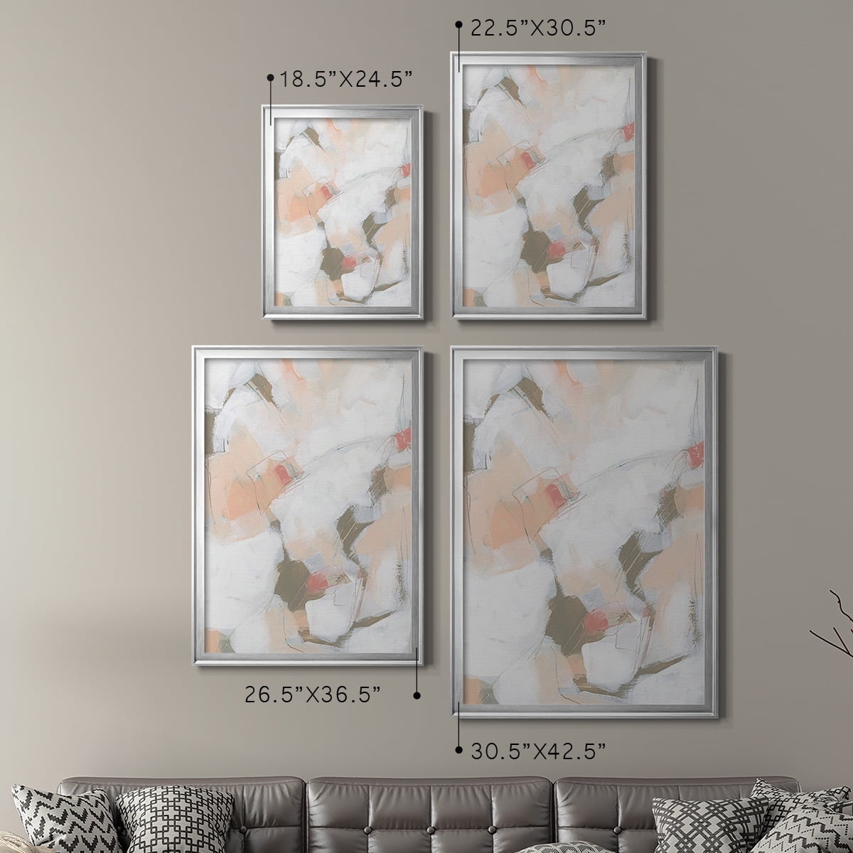 Sand Story II Premium Framed Print, in Gold, Black, or Silver - Ready to Hang