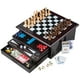 thumbnail image 1 of Set de juegos de mesa Etna Deluxe 15 en 1 con cajón de almacenamiento, 1 of 9