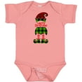 thumbnail image 3 of Inktastic Merry Christmas Elf in Red and Green Plaid Boys or Girls Baby Bodysuit, 3 of 5
