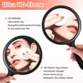 thumbnail image 1 of pitrice 2x Easy To Carry Handheld Mirror Clear And Convenient Wide Application Magnifying Mirror With Handle black 5Set, 1 of 6