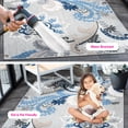 thumbnail image 3 of SAFAVIEH Cabana Lowell Floral Indoor/Outdoor Area Rug, Grey/Blue, 5'3" x 7'7", 3 of 18