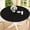 Black, variant on Round Picnic Tablecloth, Waterproof Elastic Fitted Table Covers for 36" - 44" Tables, Wipeable Flannel Backed Vinyl Tablecloths for Camping, Indoor, Outdoor, Blue