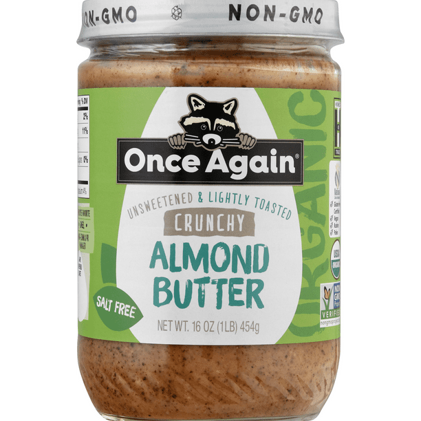 Once Again Organic Crunchy Almond Butter 16 oz
