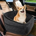 thumbnail image 2 of Dog Car Seat for Small Medium Dogs,Detachable Washable Dog Booster Seat Under 30lbs, Pet Car Seat Travel Bed with Storage Pockets and Dog Safety Belt, 2 of 7