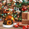 thumbnail image 4 of Cauagu Sunset Golden Sunflower Field for Adult Christmas Hat,1-Pack Xmas Holiday Hat Santa Hat for Women & Men Festive Headwear Accessories Fit for Christmas/New Year/Party, 4 of 6