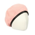 thumbnail image 2 of WITHMOONS Beret Hat Breathable Mesh Summer Straw Parisian Style KRF1173 (Pink), 2 of 2