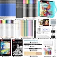 thumbnail image 7 of 106 PCS Drawing Set Sketching Kit, Pro Art Supplies for Artists Adults (Green), 7 of 7
