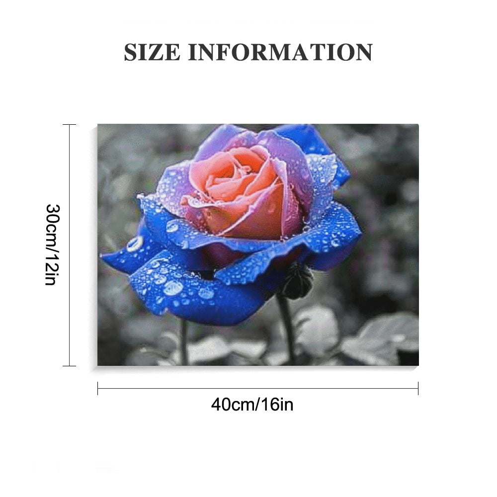 画材 BLUE ROSE Watercolor Dark Blue Rose Clipart (3150885)