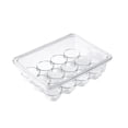 thumbnail image 3 of EDFBUYKRS Transparent Egg Organizer Fridge Storage Transparent Egg Storage For Kitchen Countertop (12 Holes), 3 of 4