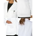 thumbnail image 1 of Landau 5 Pocket Lab Coat for Women - Classic Relaxed Fit, 2 Button, Consultation Length Lab Coat 3230, 1 of 5