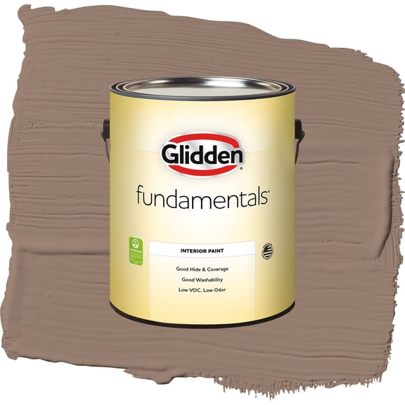 Glidden Fundamentals Peppered Pecan / Tan, Eggshell Interior Paint, 1 Gallon