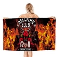thumbnail image 1 of The Hellfire Club Toalla de playa de secado rápido con diseño temático, regalo para mujeres y niñas, ideal para cumpleaños, fans, amantes de la música, uso en la playa o al aire libre,78*160cm, 1 of 6