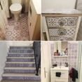 10pcs Retro Pattern Matte Surface Tiles Sticker Transfers Covers for ...