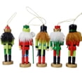 thumbnail image 4 of Decoración navideña Cascanueces Marioneta Hombre Sala de juguetes Sala de estar Adorno de escritorio Muñeca (en caja, 5 * muñecas) N1626 Talla única, 4 of 9