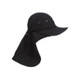 thumbnail image 2 of Gravity Outdoor Co. Travelers Flap Cap - Black, 2 of 4