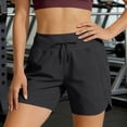 thumbnail image 5 of Lmueinov Women's 7" Athletic Running Long Shorts Workout Hiking Shorts Quick Dry High Waisted Active Zipper Pocket, 2026 Summer Trendy, 5 of 7