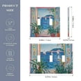 thumbnail image 2 of Yayeee Toggle Light Switch Wall Plate 3-Gang 6.37"x4.48" Decorative Outlet Cover, Seaside Door, 2 of 7