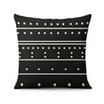 thumbnail image 2 of Black and White Geometric Throw Pillow Covers,Farmhouse Minimalism Throw Pillow Covers 20"x20", Set Of 2, Linen Study Sofa Cushion Cover Indoor Living Room Home Decor, 2 of 7