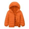 thumbnail image 3 of Girls Puffer Vest, Quilted Sleeveless Jacket with a Fuzzy Lining, Warm and Cute Layer for Fall and Winter Play, School Recess, and Outdoor Activities,Orange,160, 3 of 4
