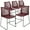 Burgundy, variant on Flash Furniture Hercules Series Adult Air-Vent Back Stacking Waiting Room Chairs, Set of 5, Navy