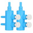 thumbnail image 2 of YIXIGGC 2pcs Fish Tank Air Splitter Air Pipe Distributor Aquarium Oxygen Pump Adapter Accessory 2 Way XC921-9024, 2 of 9