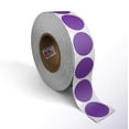 thumbnail image 1 of Kenco Color Coding Circle Dot Sticker Labels On A Roll (Purple, 1 Inch 1000 Stickers), 1 of 5
