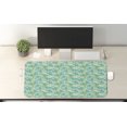 thumbnail image 2 of Tropical Computer Mouse Pad, Green Tones Cartoonish Pattern of Exotic Parrots and Abstract Dotted Feathers, Rectangle Non-Slip Rubber Mousepad X-Large, 35" x 15" Gaming Size, Multicolor, by Ambesonne, 2 of 2