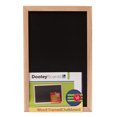 thumbnail image 2 of Dooley Boards 1218ch 11 X 17 Wood Framed Chalkboard, 2 of 2
