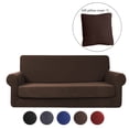 thumbnail image 1 of TOPCHANCES Stretch Chair Slipcovers, Sofa Covers, 2-Piece Sofa Cover Couch Furniture Protector, Polyester Spandex Fabric for Pets Kids Children Dog Cat, 1 of 6