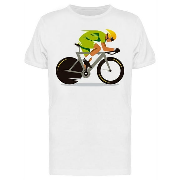 Bike Track Racing T-Shirt Men -Image by Shutterstock, Male Medium