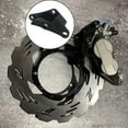 thumbnail image 1 of DYNWAVECA Caliper Adapter Rotor Brackets for PRIMAVERA LX LXV 2020, High Performance - Black, 1 of 10