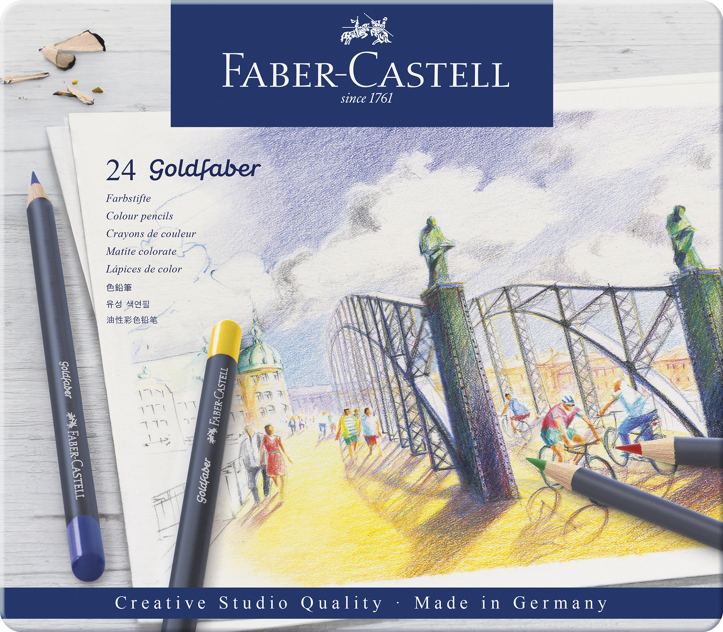 Faber-Castell Goldfaber Colored Pencils – 24 Vibrant Colors