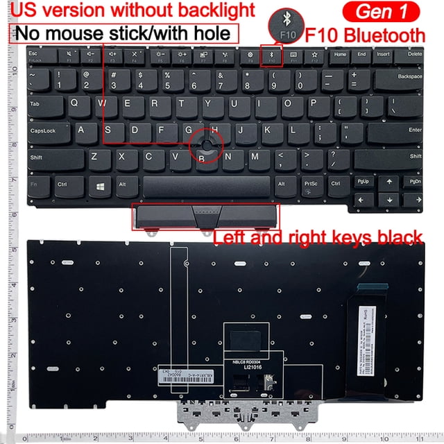 Nouveau Clavier US pour Lenovo ThinkPad E14/R14/S3 GEN 2 E14 2e gen2 gen3 gen4/R14 GEN 2 E14 2e GEN 2/E14 2e GEN 3/E14 2e GEN 4 ORG Sans Rétroéclairage