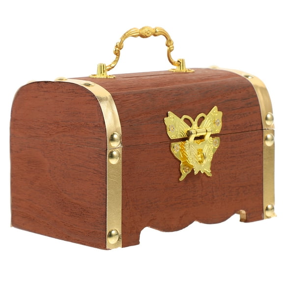 WORGEOUS Pen Cardboard Storage Boxes with Lids Wooden Piggy Bank Student