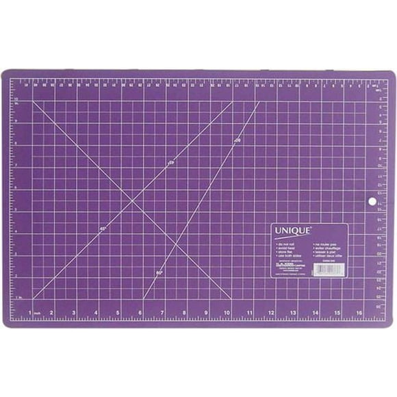 UNIQUE Double Sided Cutting Mat, 12" x 18" (30 x 45 cm), Self-Healing