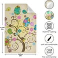 thumbnail image 5 of Easter Tree Kitchen Tea Towels Set of 1 Absorbent Hand Dish Towels, Spring Dishcloths Lint-Free 18x28 Inch Fast Drying for Cooking Baking Home Clean, 5 of 7