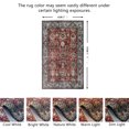 thumbnail image 2 of JV Home Area Rug Oushak Red Brown 2'x3'3" Washable Carpet Anti Slip, 2 of 7