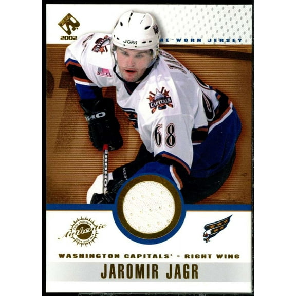 Jaromir Jagr Card 2001-02 Private Stock Game Gear #100