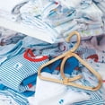 thumbnail image 3 of Rattan Clothes Hanger Style Kids Garments Organizer Rack Children Hanger Kids Room Decoration Hanger for Clothes, 3 of 5